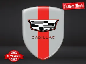 Cadillac Decal Silicone Tuning Stile Logo Sport Racing ST